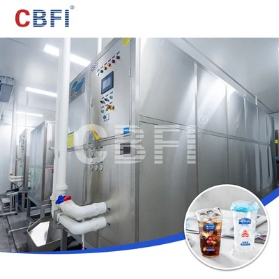 CBFI автоматизирана ядлива ледена фабрика Модерна производствена линия за ледена чаша