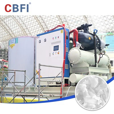 30 тона CBFI Индустриална люспеста машина Машина изкуствен сняг